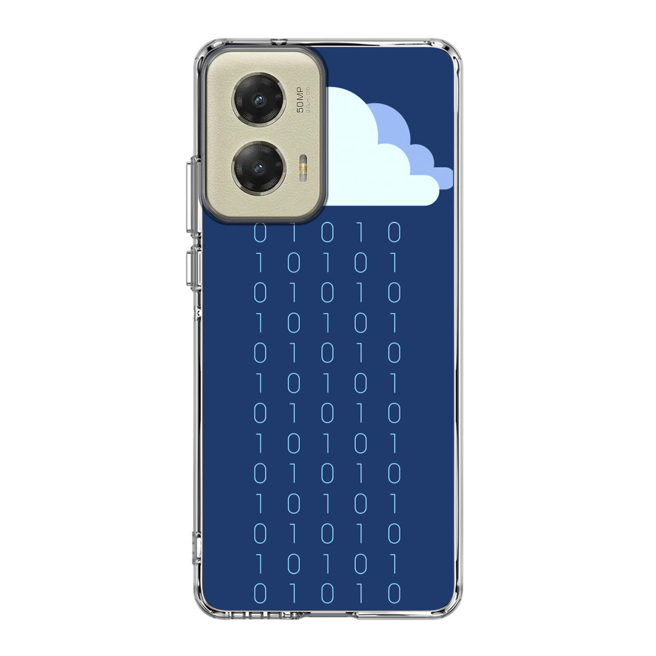 Abstract Binary Minimalist Motorola Moto G Stylus 5G 2024 Case