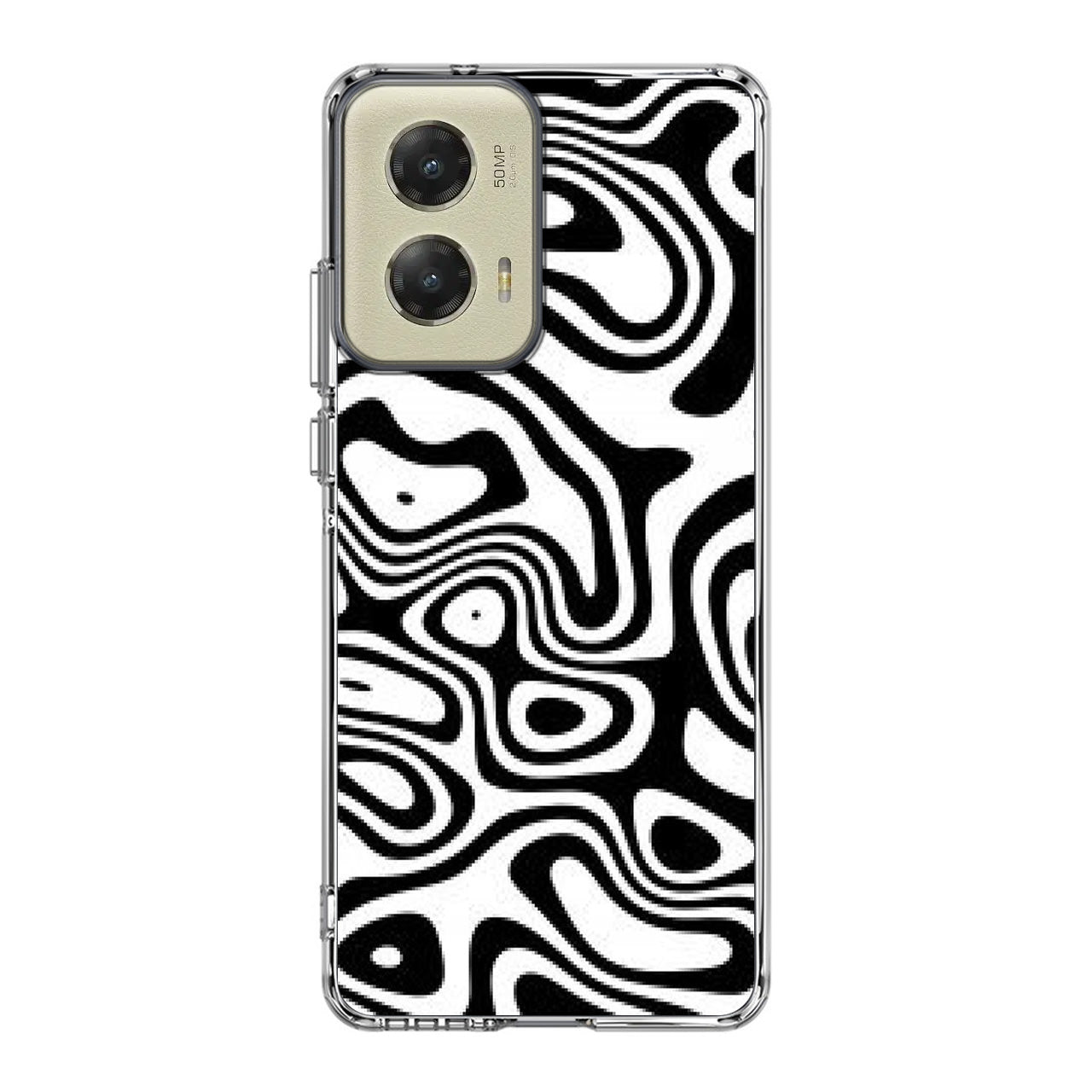 Abstract Black and White Background Motorola Moto G Stylus 5G 2024 Case