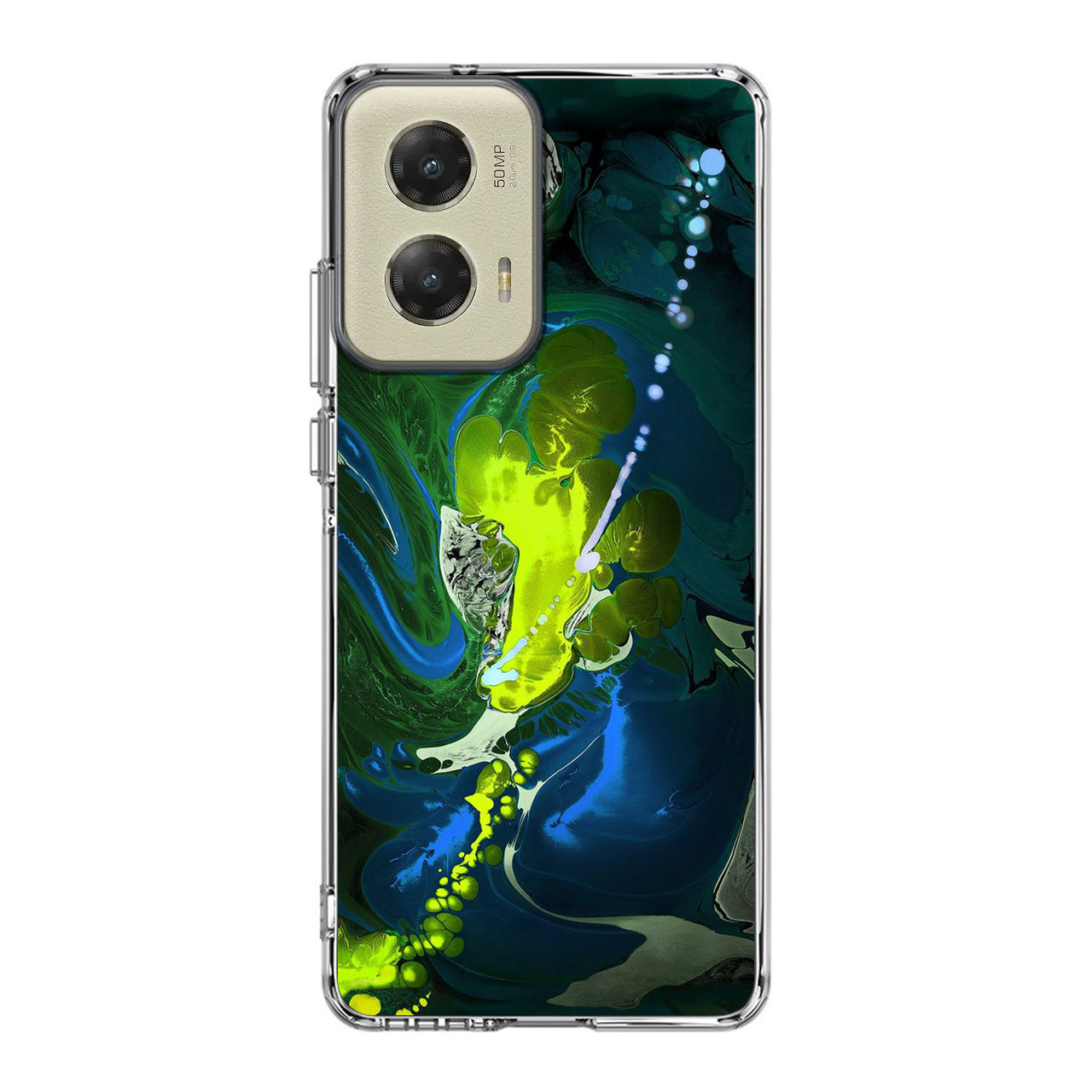Abstract Green Blue Art Motorola Moto G Stylus 5G 2024 Case