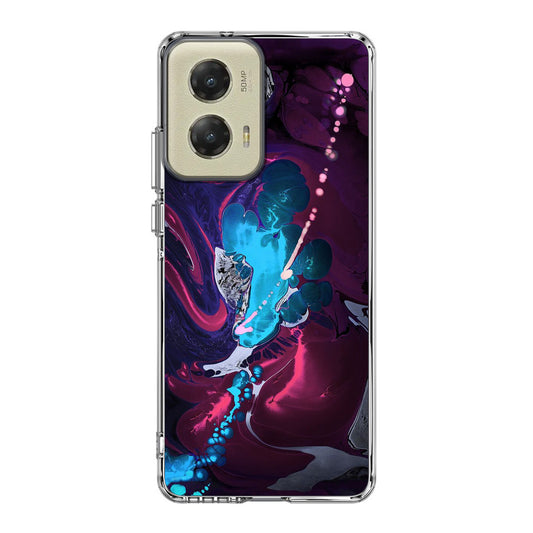 Abstract Purple Blue Art Motorola Moto G Stylus 5G 2024 Case