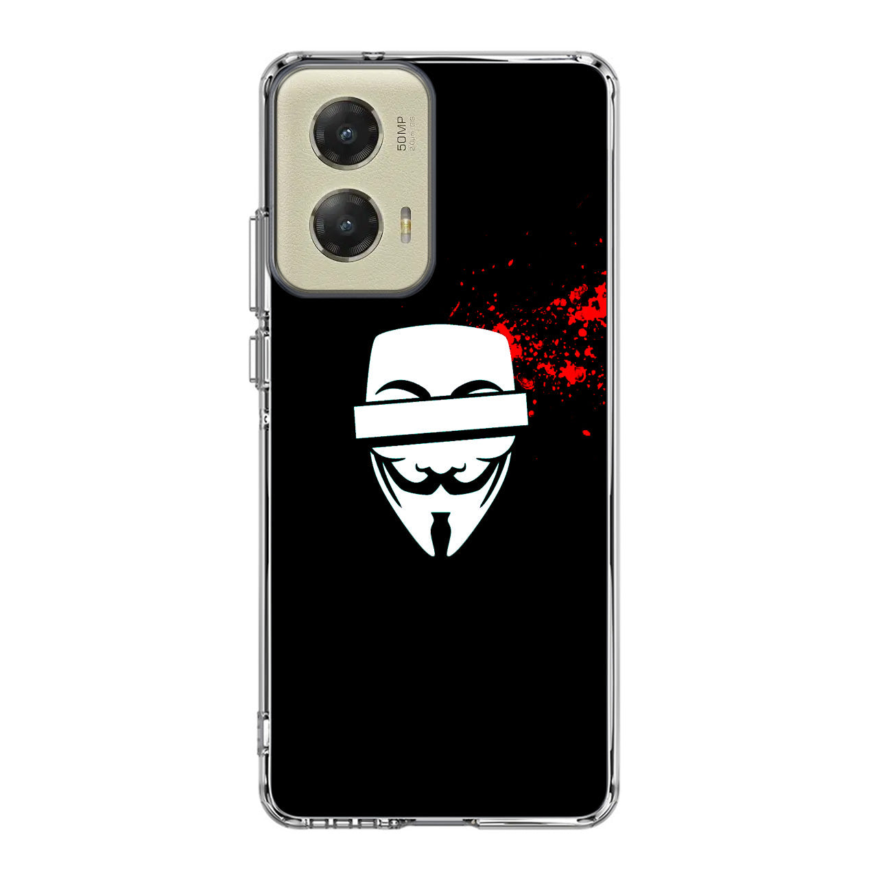 Anonymous Blood Splashes Motorola Moto G Stylus 5G 2024 Case