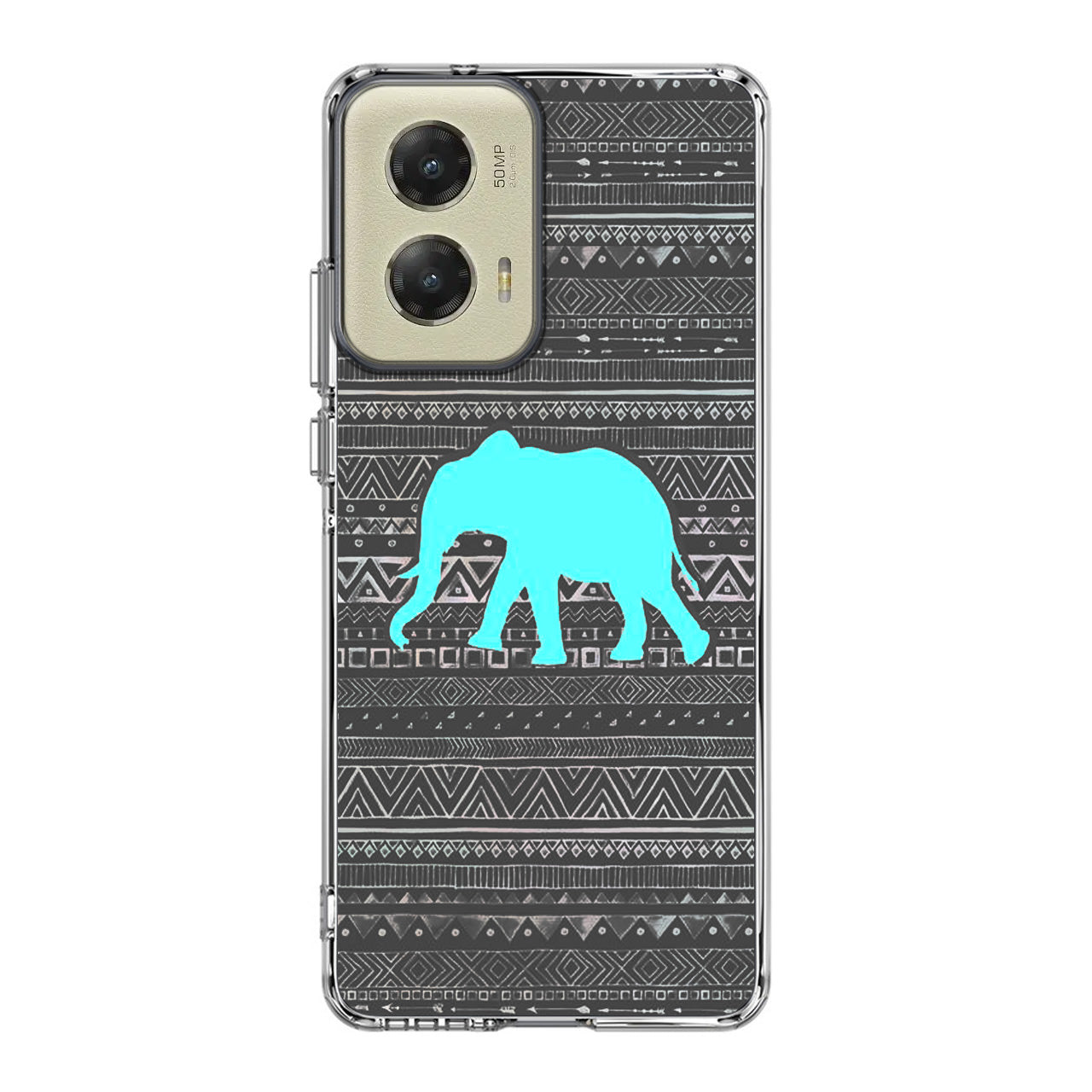 Aztec Elephant Turquoise Motorola Moto G Stylus 5G 2024 Case
