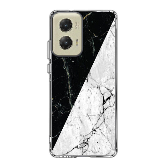 B&W Marble Motorola Moto G Stylus 5G 2024 Case