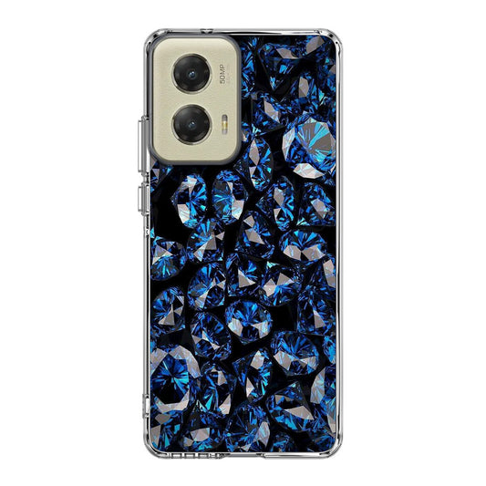 Blue Diamonds Pattern Motorola Moto G Stylus 5G 2024 Case