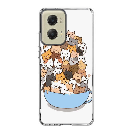 Cats on A Bowl Motorola Moto G Stylus 5G 2024 Case
