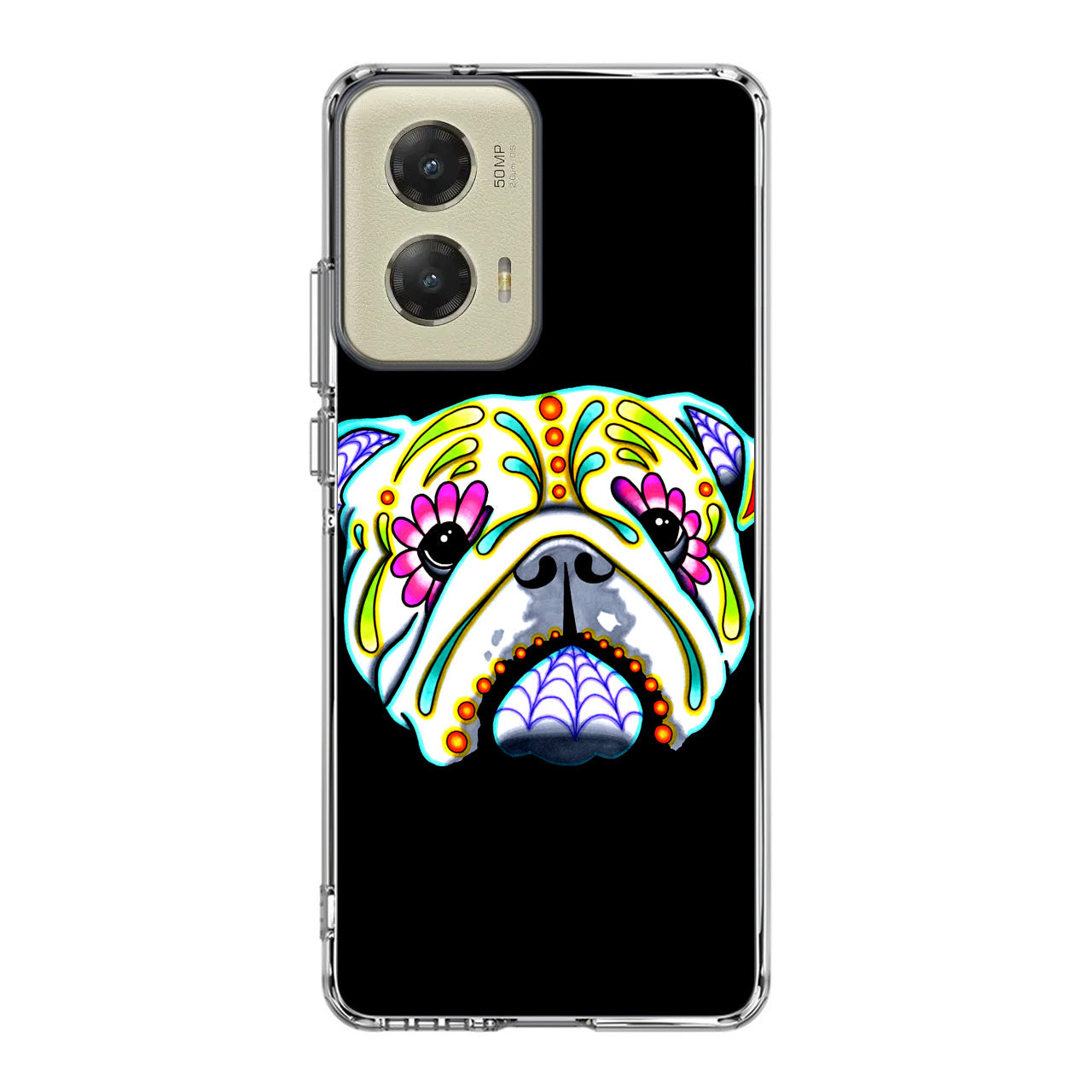 Colorful Bulldog Art Motorola Moto G Stylus 5G 2024 Case