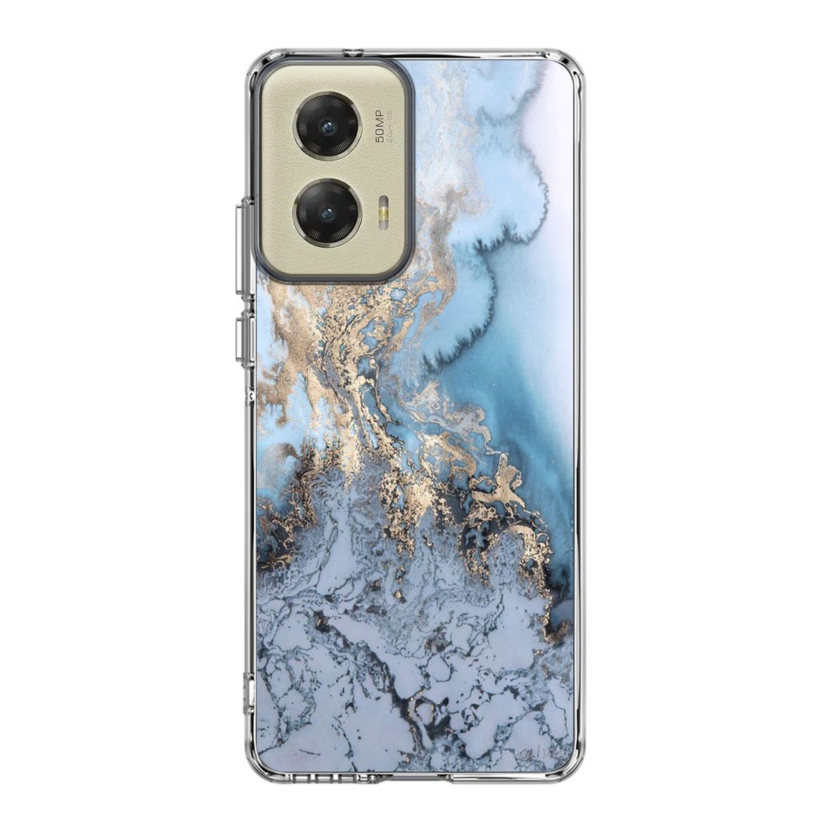 Golden Azure Marble Motorola Moto G Stylus 5G 2024 Case