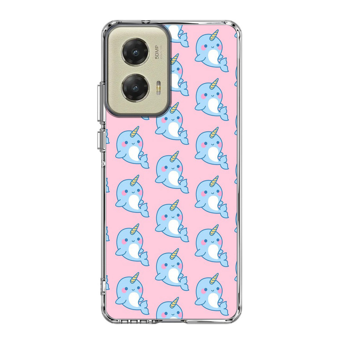 Horned Whales Pattern Motorola Moto G Stylus 5G 2024 Case