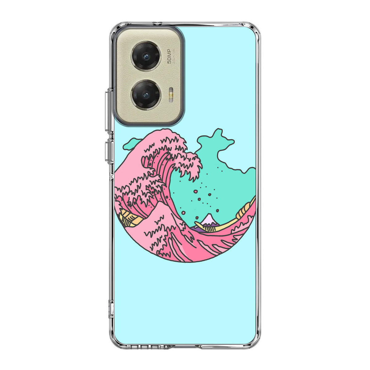 Japanese Pastel Wave Motorola Moto G Stylus 5G 2024 Case