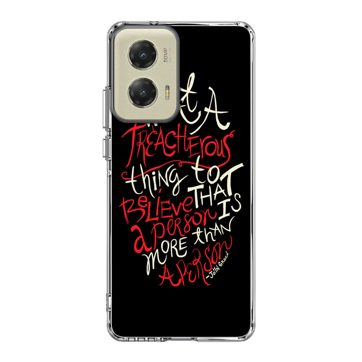 John Green Quotes More Than A Person Motorola Moto G Stylus 5G 2024 Case