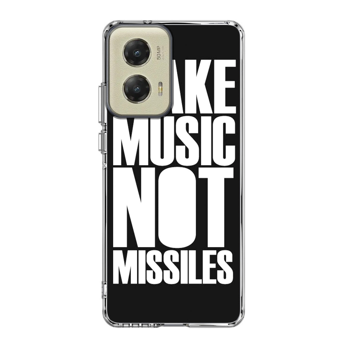 Make Music Not Missiles Motorola Moto G Stylus 5G 2024 Case