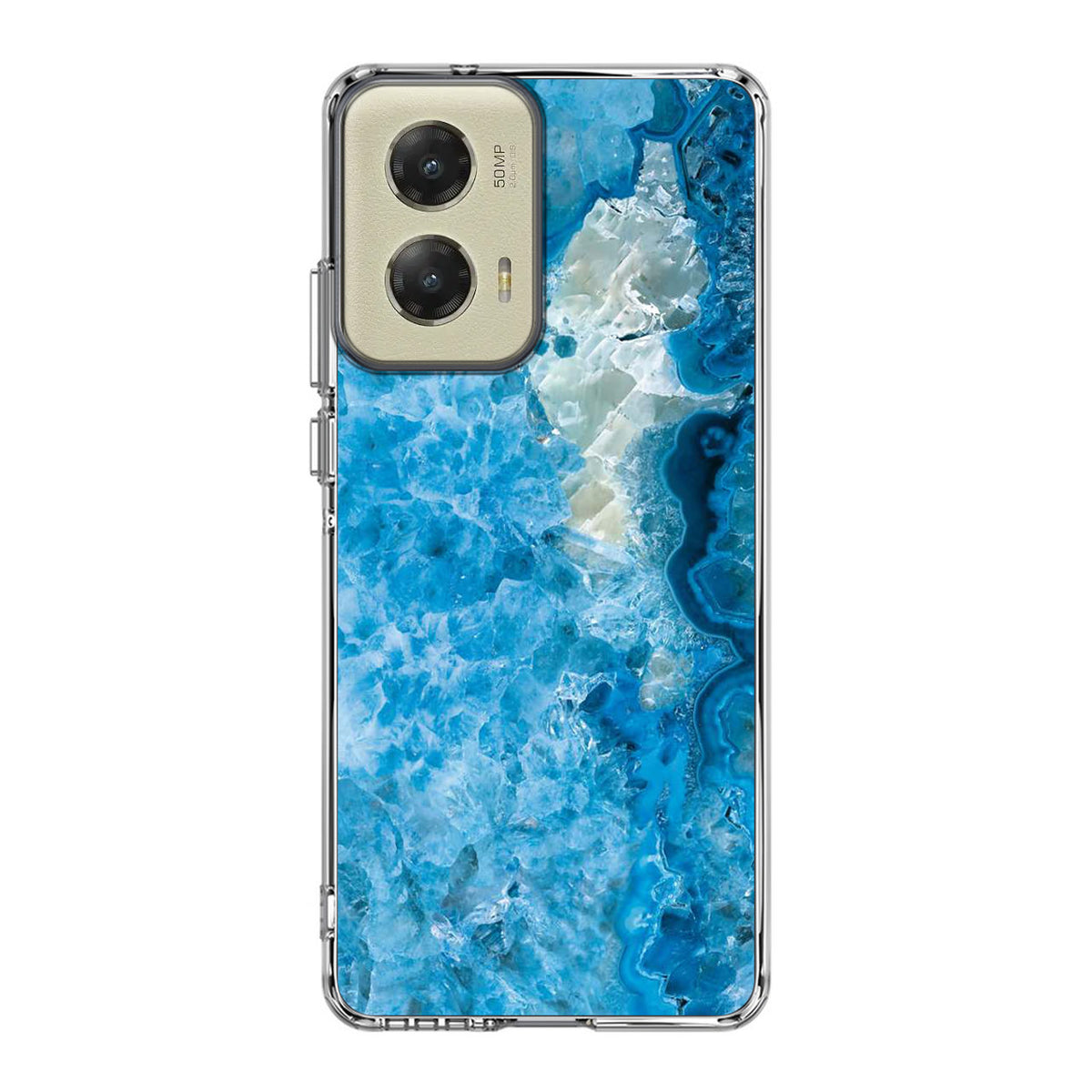 Navy Blue Marble Motorola Moto G Stylus 5G 2024 Case