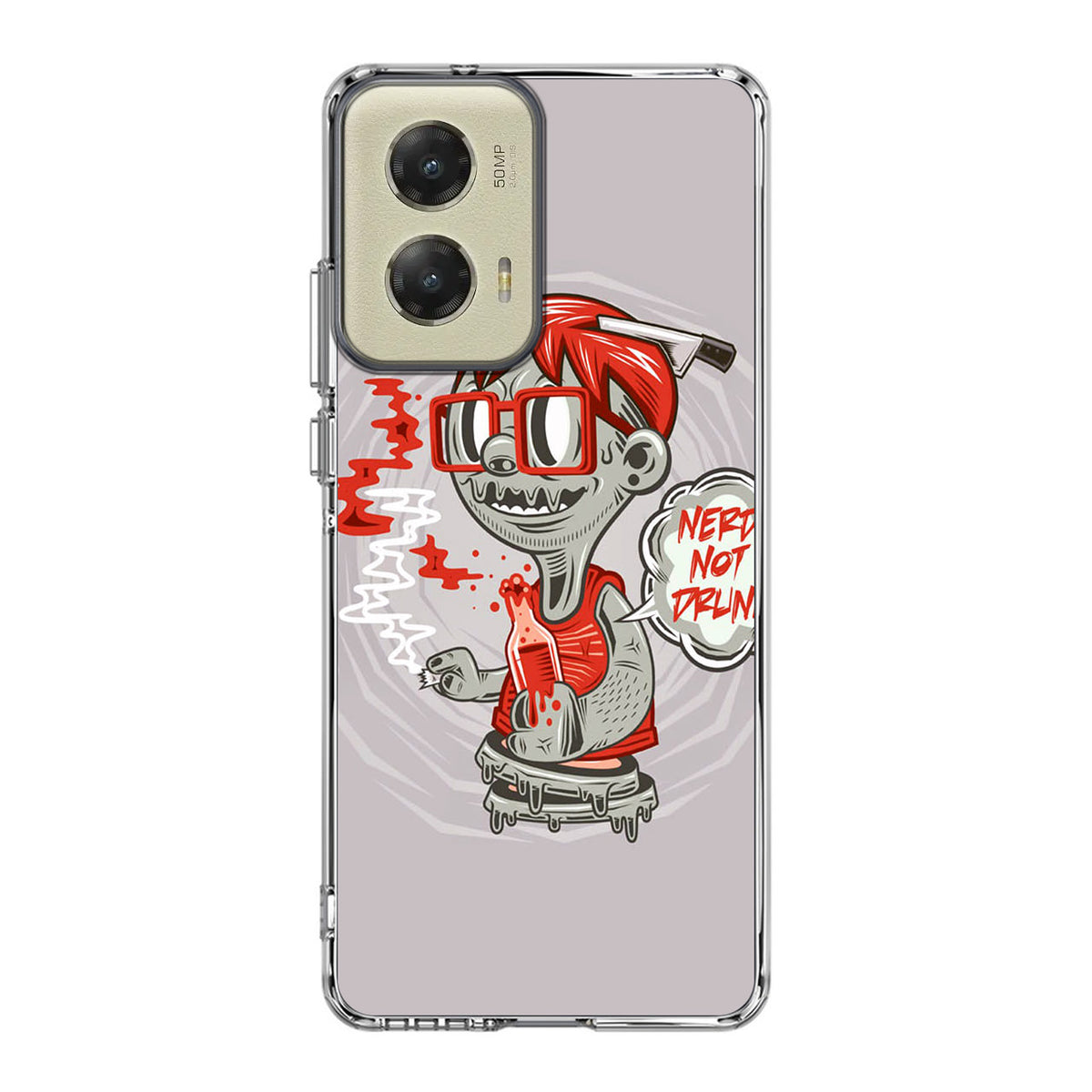 Nerd Not Drunk Zombie Motorola Moto G Stylus 5G 2024 Case