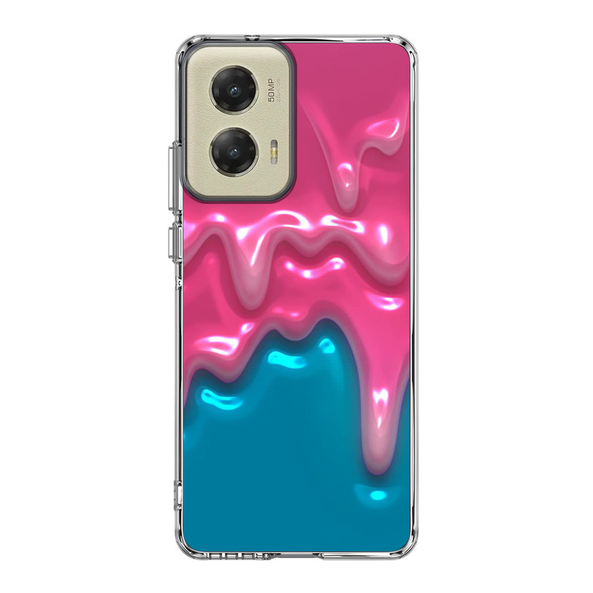 Pink Paint Dripping Motorola Moto G Stylus 5G 2024 Case