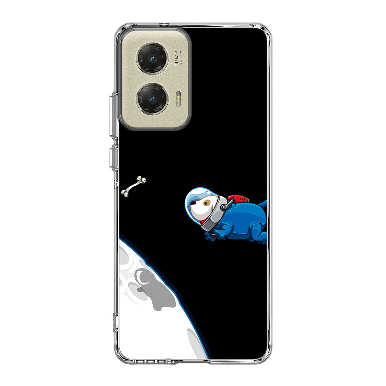Space Dog Chasing A Bone Motorola Moto G Stylus 5G 2024 Case