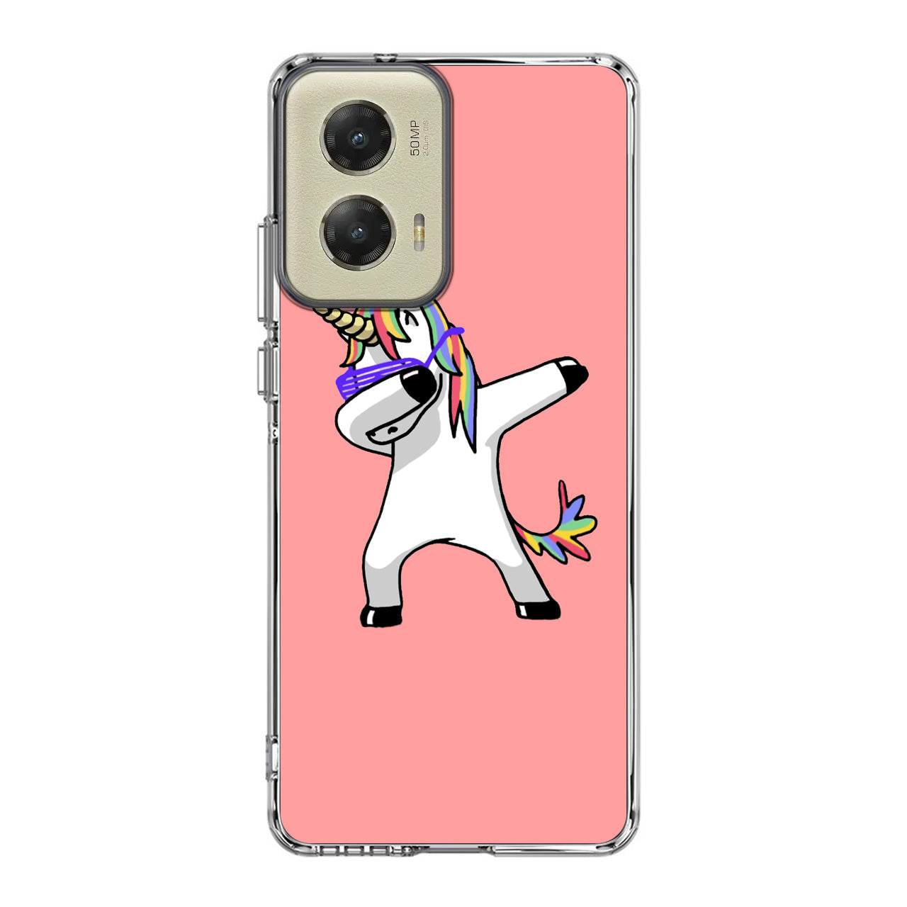 Unicorn Dabbing Pink Motorola Moto G Stylus 5G 2024 Case