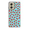 Watermelon Fruit Pattern Blue Motorola Moto G Stylus 5G 2024 Case