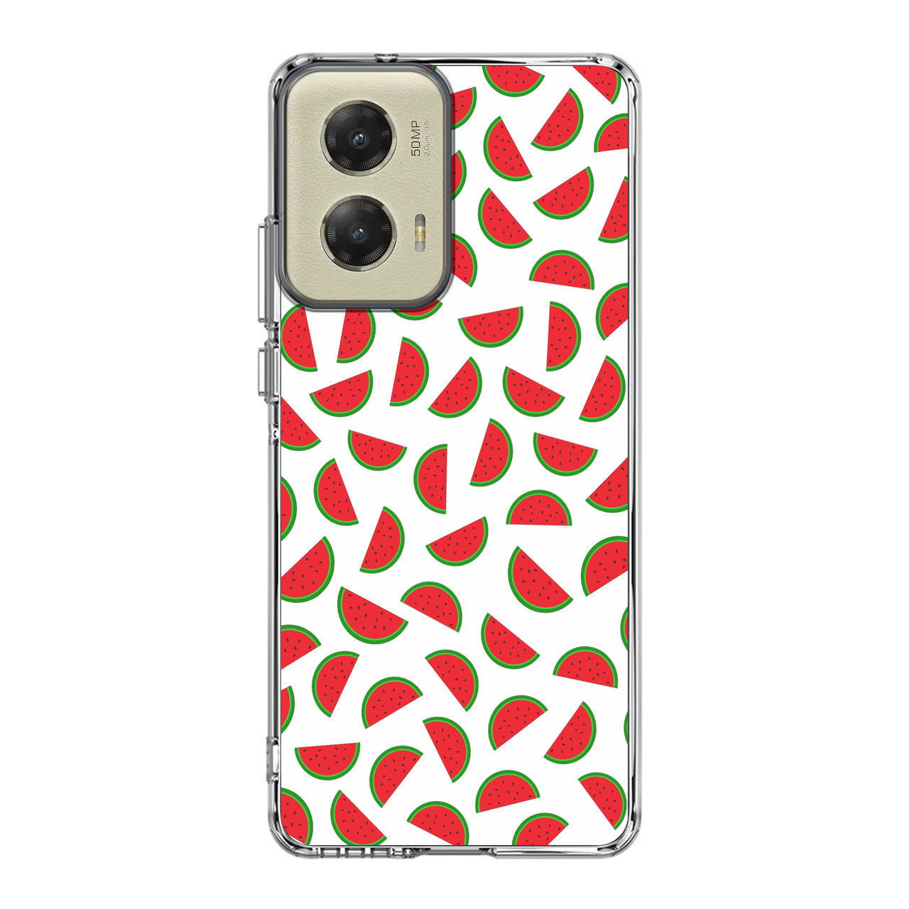Watermelon Fruit Pattern White Motorola Moto G Stylus 5G 2024 Case