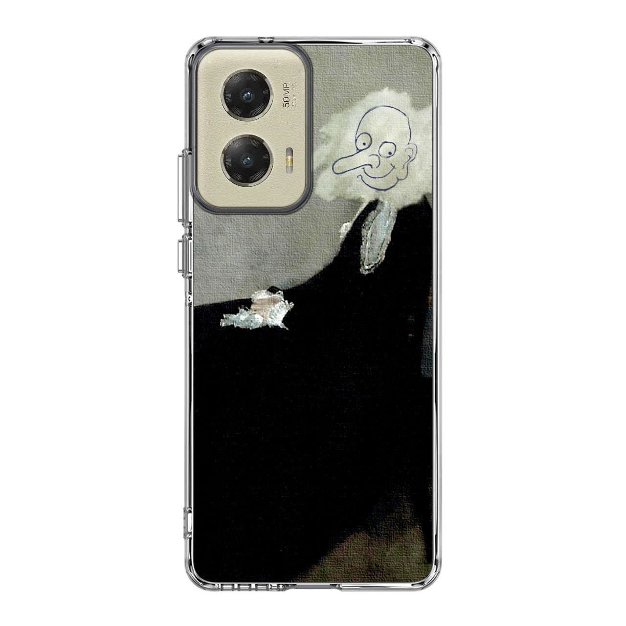 Whistler's Mother by Mr. Bean Motorola Moto G Stylus 5G 2024 Case