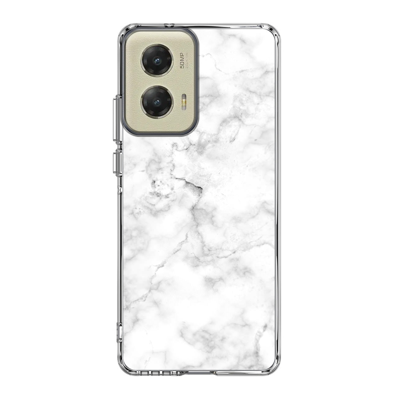 White Marble Motorola Moto G Stylus 5G 2024 Case