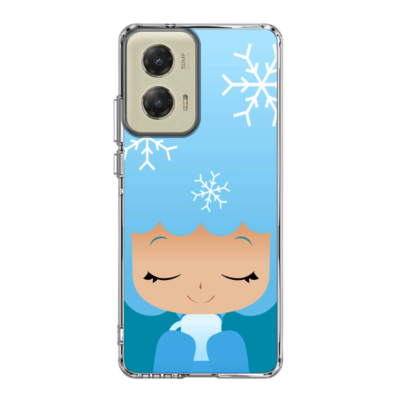 Winter Afro Girl Motorola Moto G Stylus 5G 2024 Case