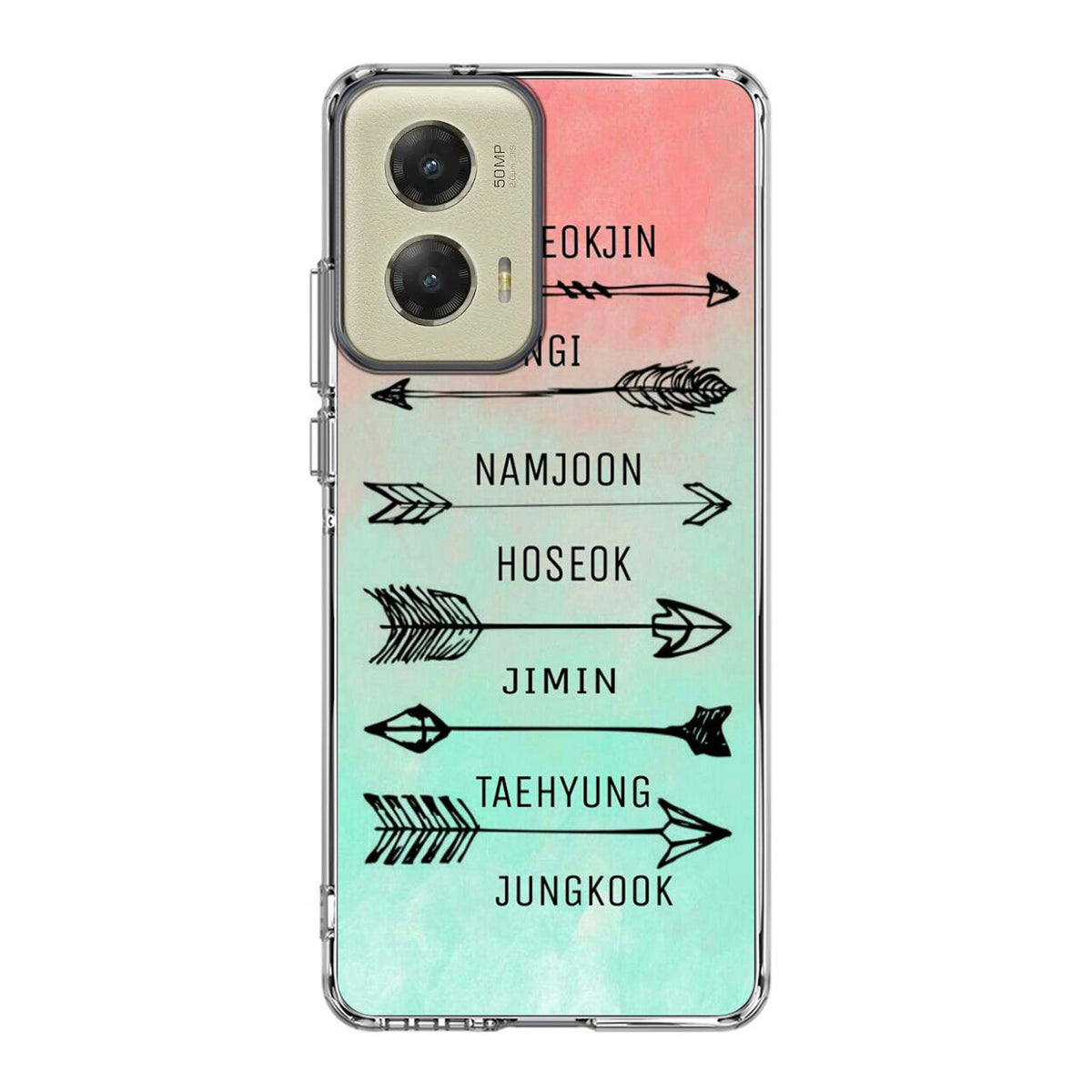 BTS Members Name Motorola Moto G Stylus 5G 2024 Case
