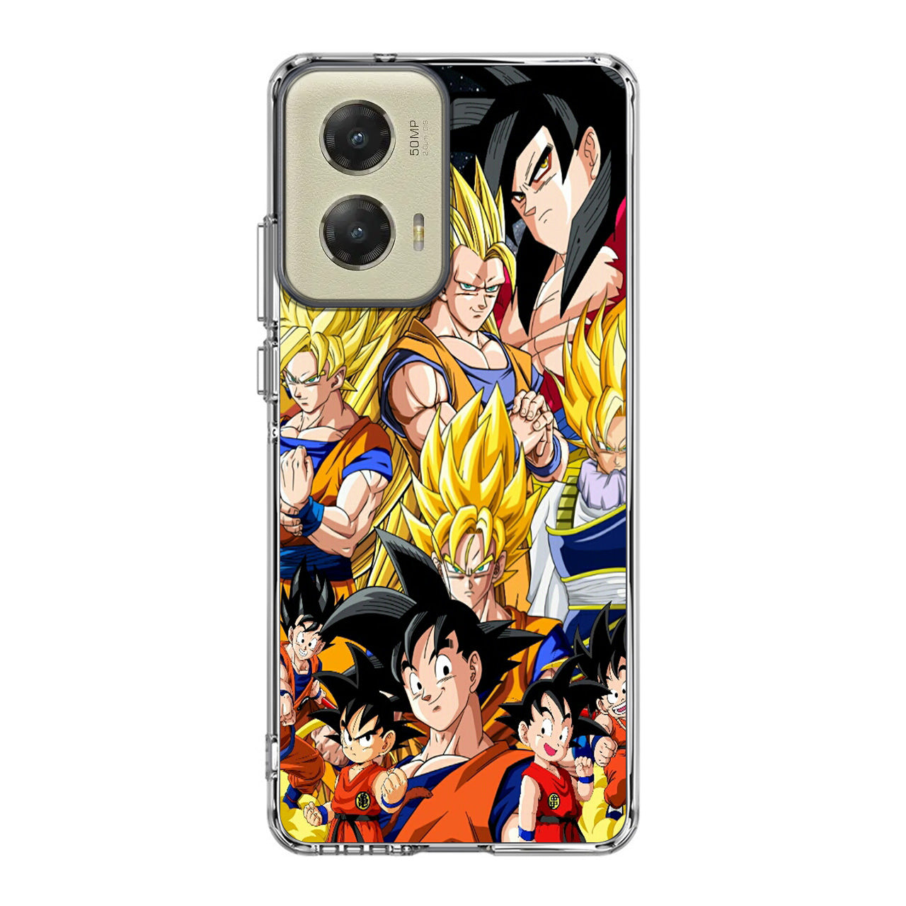 Dragon Ball Z Son Goku Transformation Motorola Moto G Stylus 5G 2024 Case