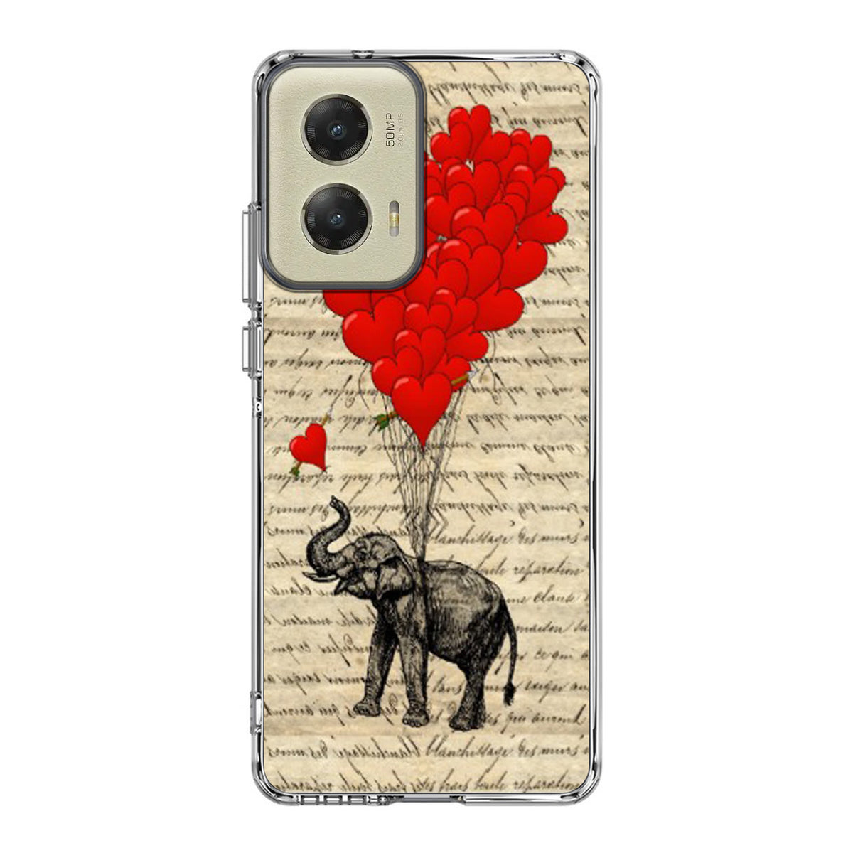 Elephant And Heart Motorola Moto G Stylus 5G 2024 Case