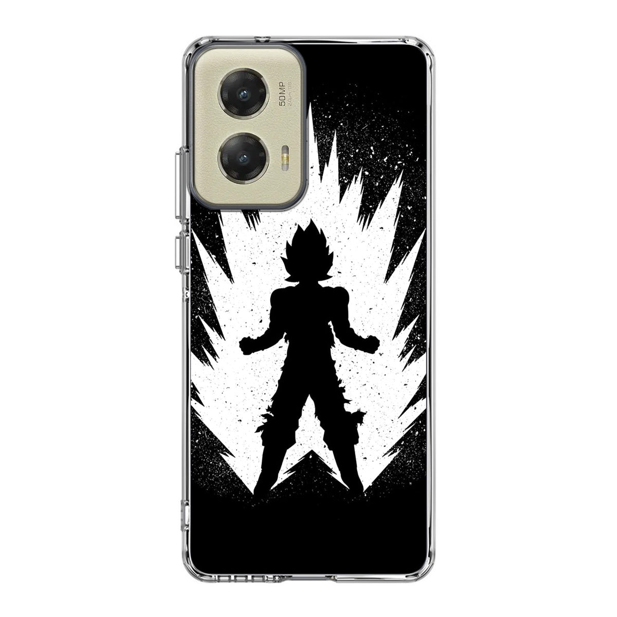 Goku Super Saiyan Black White Motorola Moto G Stylus 5G 2024 Case