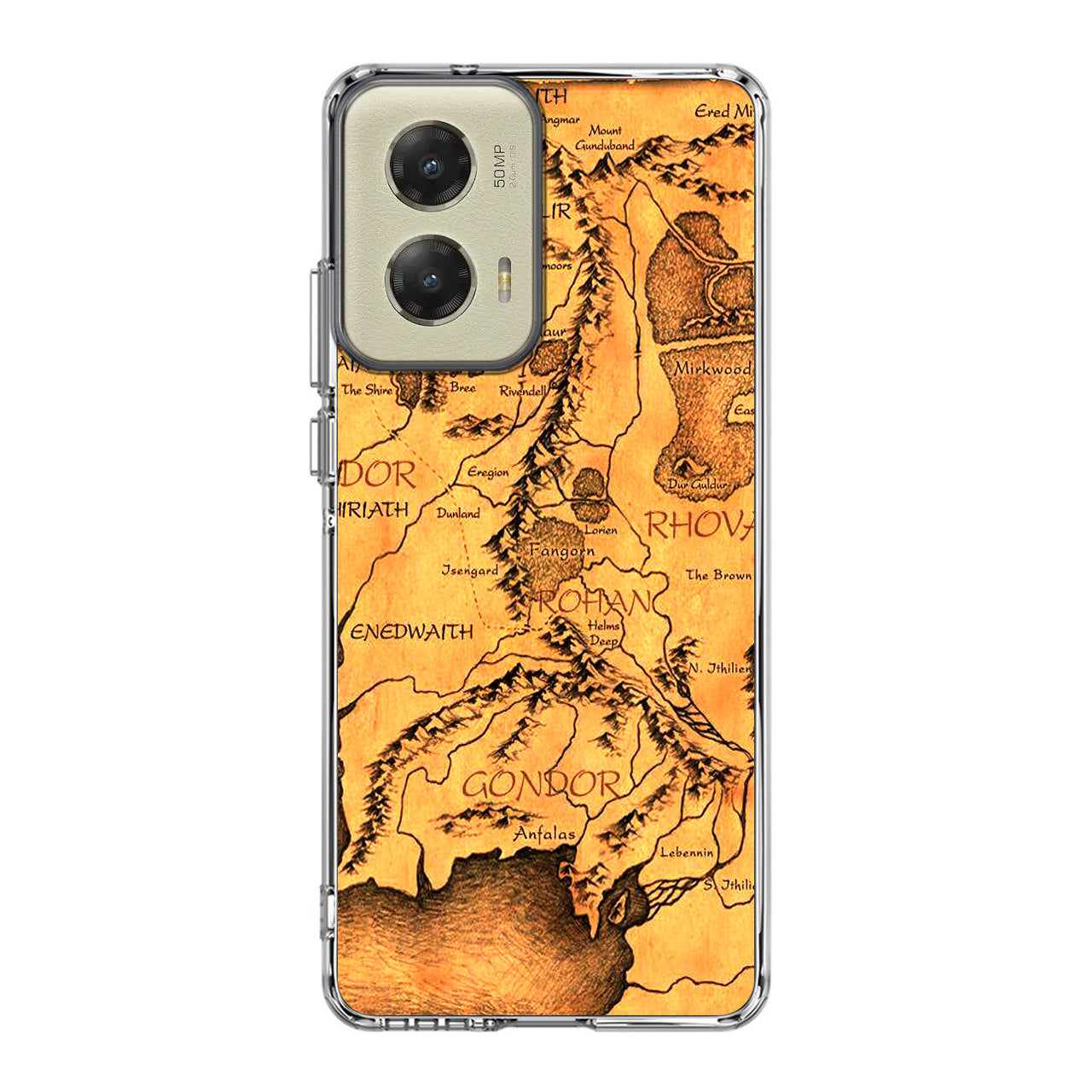 Middle Earth Map Hobbit Motorola Moto G Stylus 5G 2024 Case