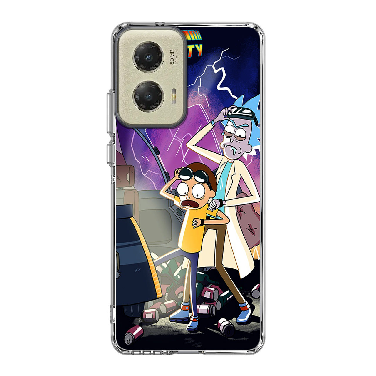 Rick And Morty Back To The Future Motorola Moto G Stylus 5G 2024 Case