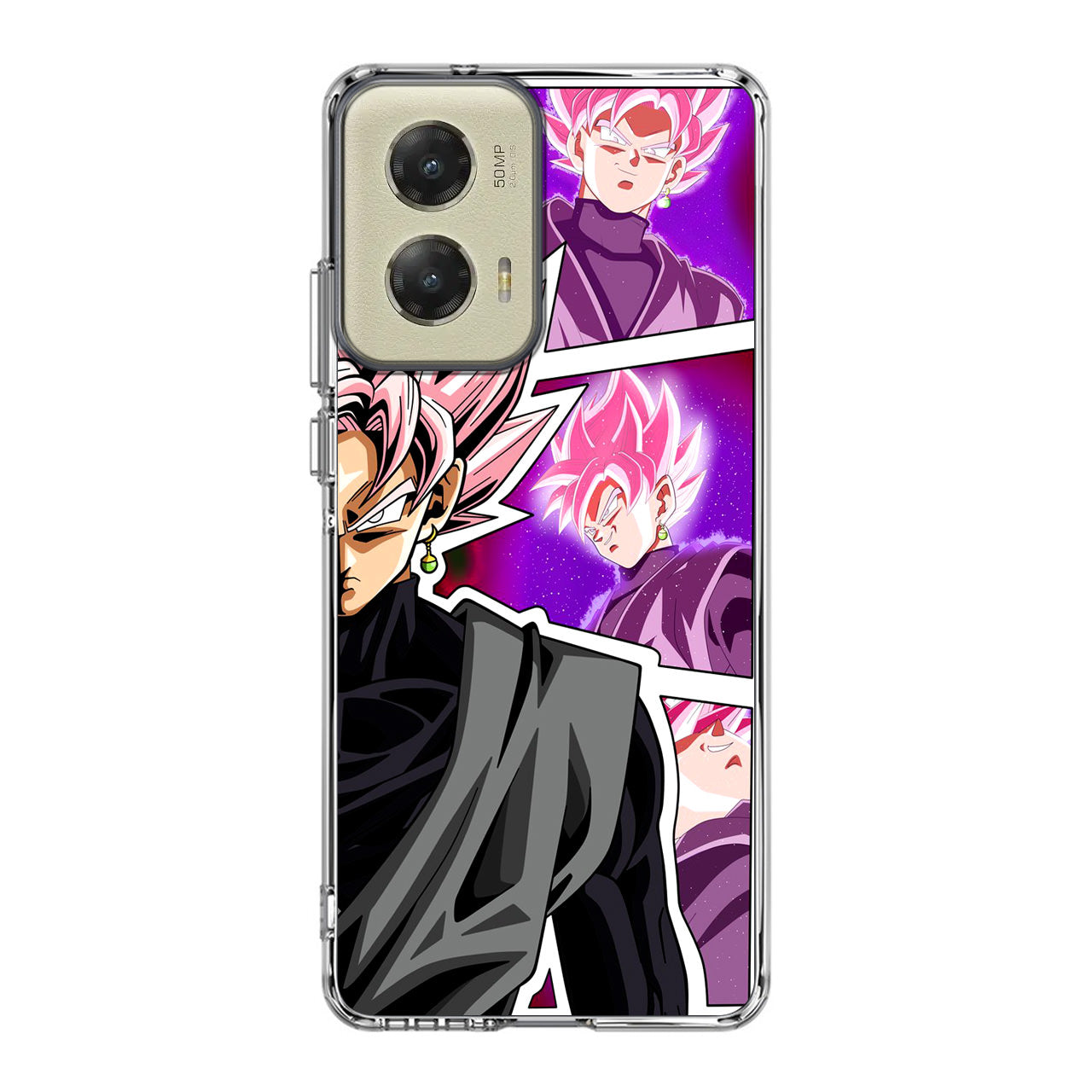 Super Goku Black Rose Collage Motorola Moto G Stylus 5G 2024 Case