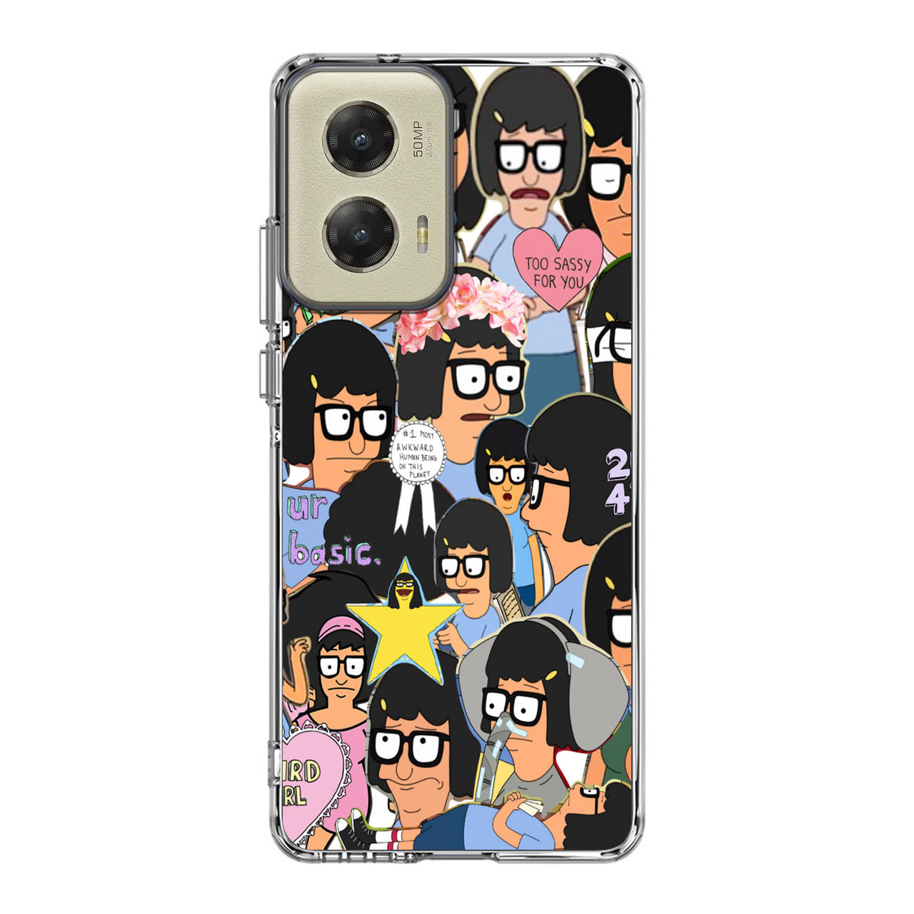Tina Belcher Collage Motorola Moto G Stylus 5G 2024 Case