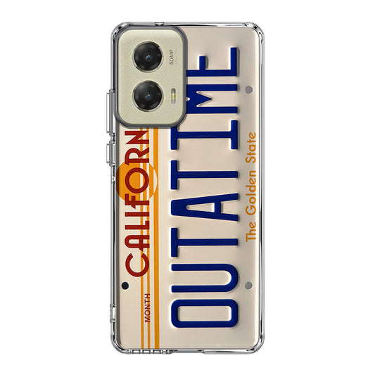 Back to the Future License Plate Outatime Motorola Moto G Stylus 5G 2024 Case