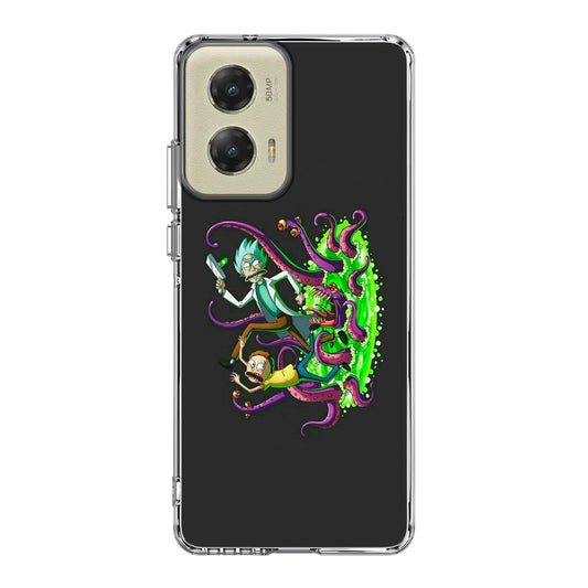 Rick And Morty Pass Through The Portal Motorola Moto G Stylus 5G 2024 Case