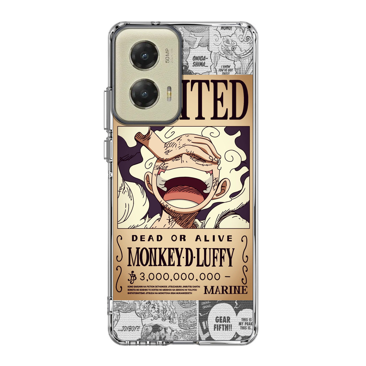 Gear 5 Wanted Poster Motorola Moto G Stylus 5G 2024 Case