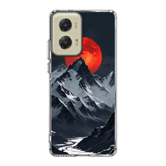 Crimson Eclipse The Mountain Motorola Moto G Stylus 5G 2024 Case