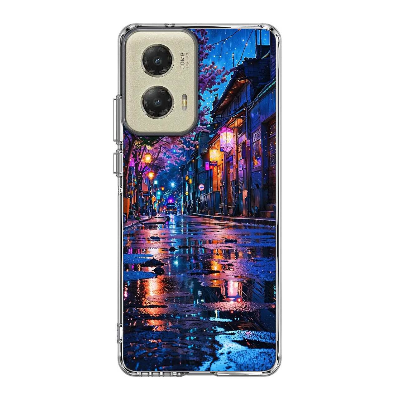 Midnight Sakura Glow Motorola Moto G Stylus 5G 2024 Case