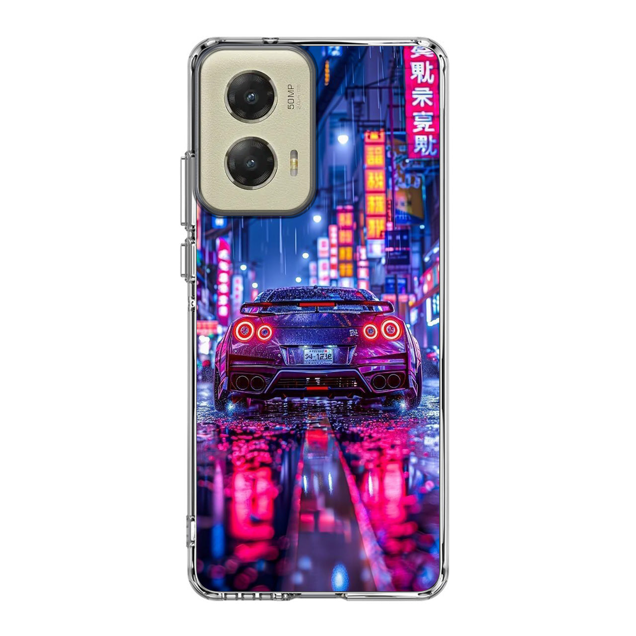 Neon Midnight Drift Tokyo Rain Motorola Moto G Stylus 5G 2024 Case