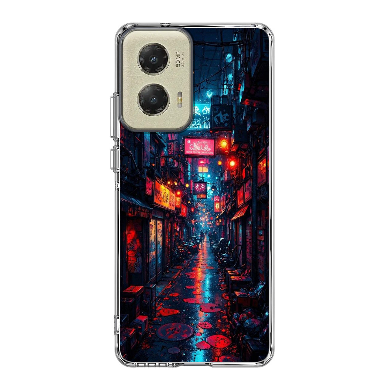 Neon Veins Of The Cyber City Motorola Moto G Stylus 5G 2024 Case