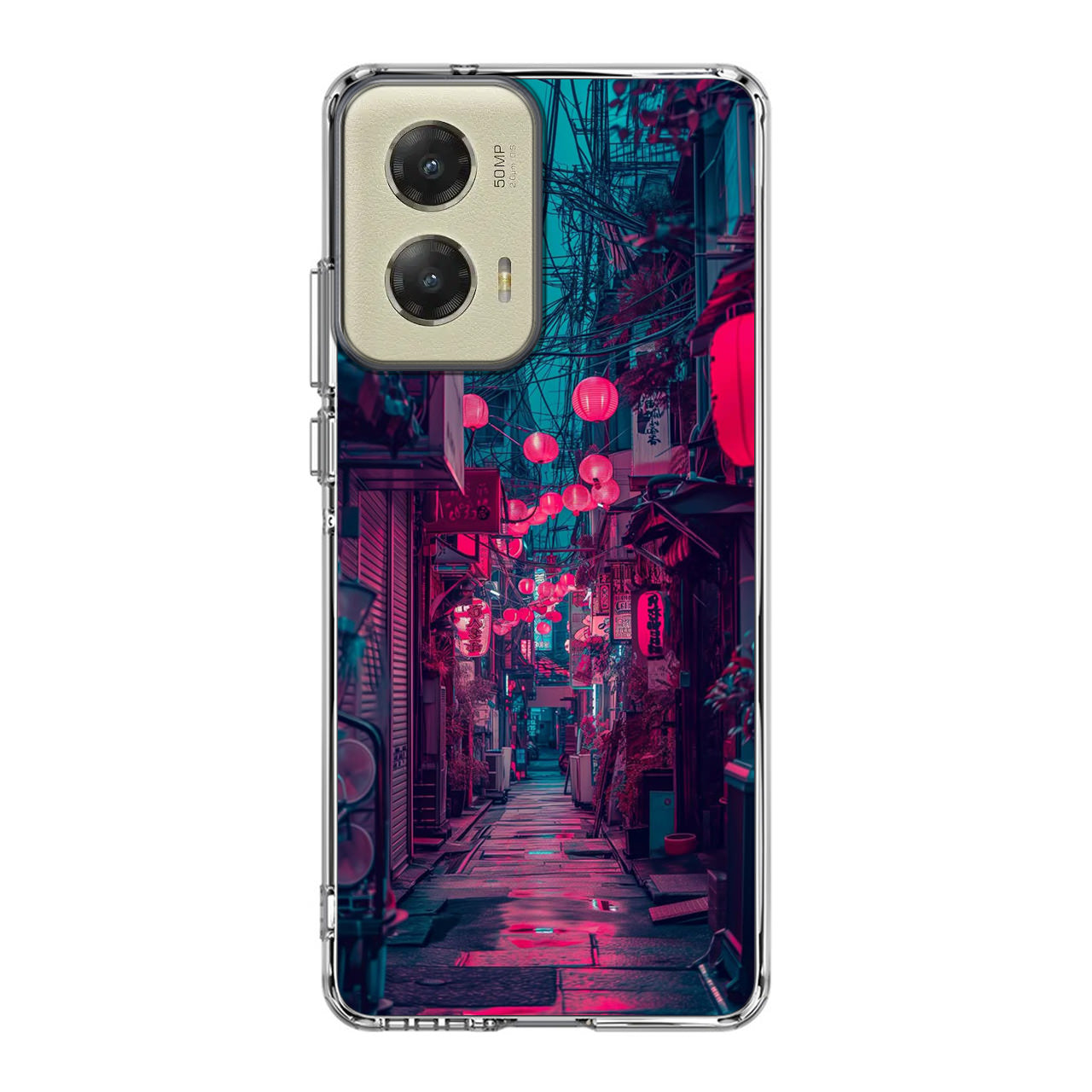 Neon Veins of the Night Market Motorola Moto G Stylus 5G 2024 Case