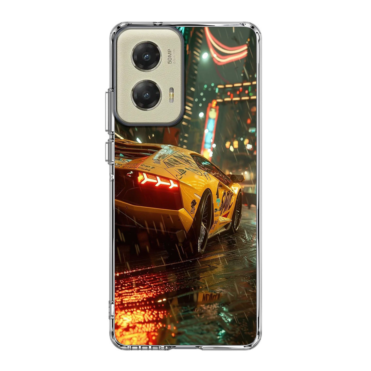 Night Drift Thunder Neon Streets Motorola Moto G Stylus 5G 2024 Case