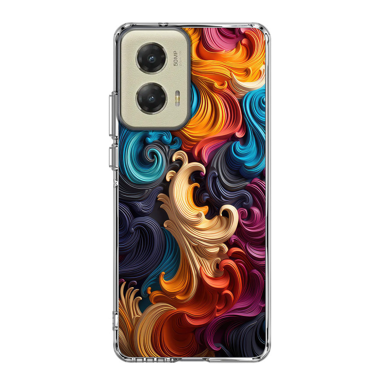 The Dance of Abstract Waves Motorola Moto G Stylus 5G 2024 Case