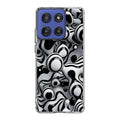 Abstract Art Black White Motorola Moto G Stylus 2025 Case