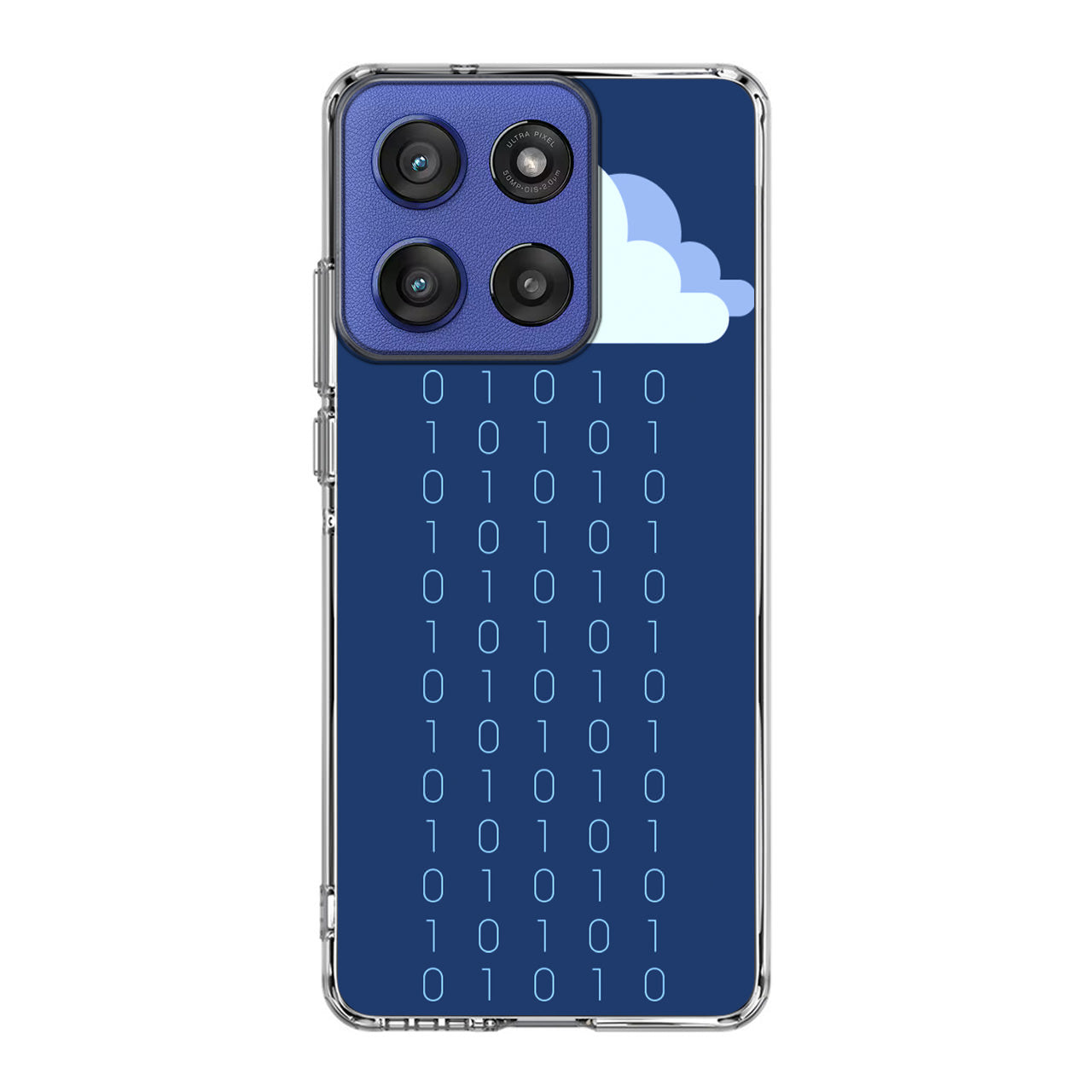 Abstract Binary Minimalist Motorola Moto G Stylus 2025 Case