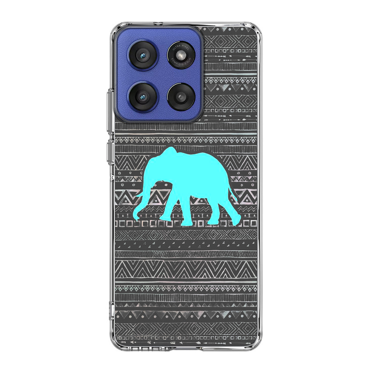 Aztec Elephant Turquoise Motorola Moto G Stylus 2025 Case