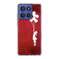 Banksy Girl With Balloons Red Motorola Moto G Stylus 2025 Case