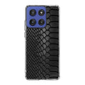 Black Snake Skin Texture Motorola Moto G Stylus 2025 Case