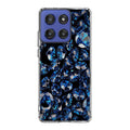 Blue Diamonds Pattern Motorola Moto G Stylus 2025 Case
