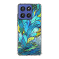 Colorful Art in Blue Motorola Moto G Stylus 2025 Case